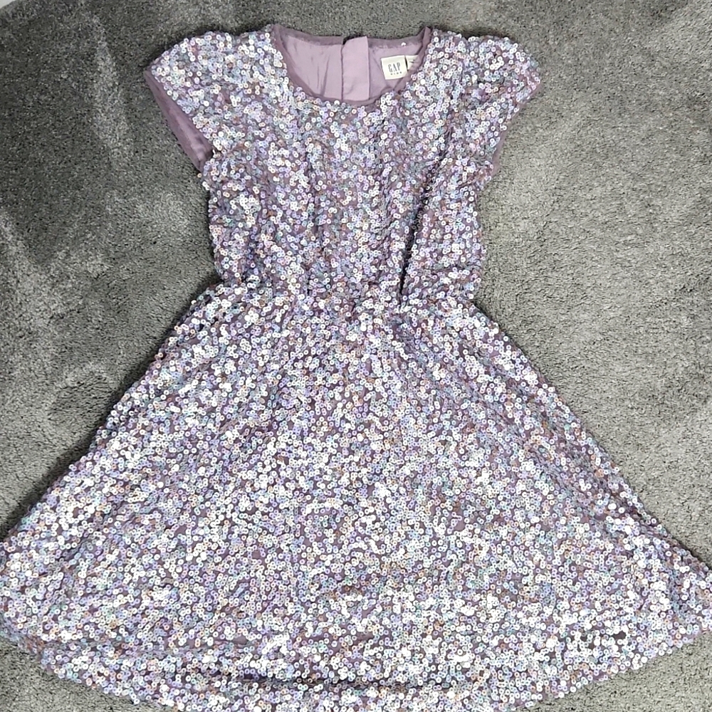 NWT Girls Sequin GAP dress